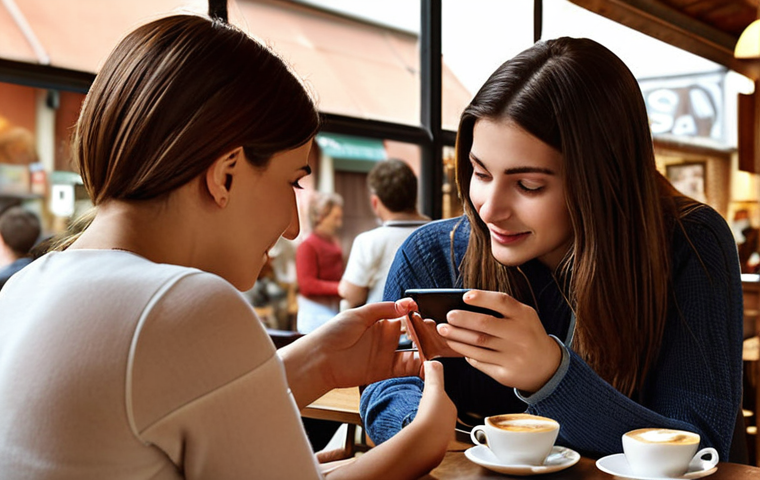 **

Prompt: "A bustling Italian cafe scene. A young woman uses Satispay on her phone to pay for her cappuccino. Friends are dividing the bill seamlessly. Focus on the convenience and modern feel of digital payments in everyday Italian life. Warm, inviting atmosphere."

**